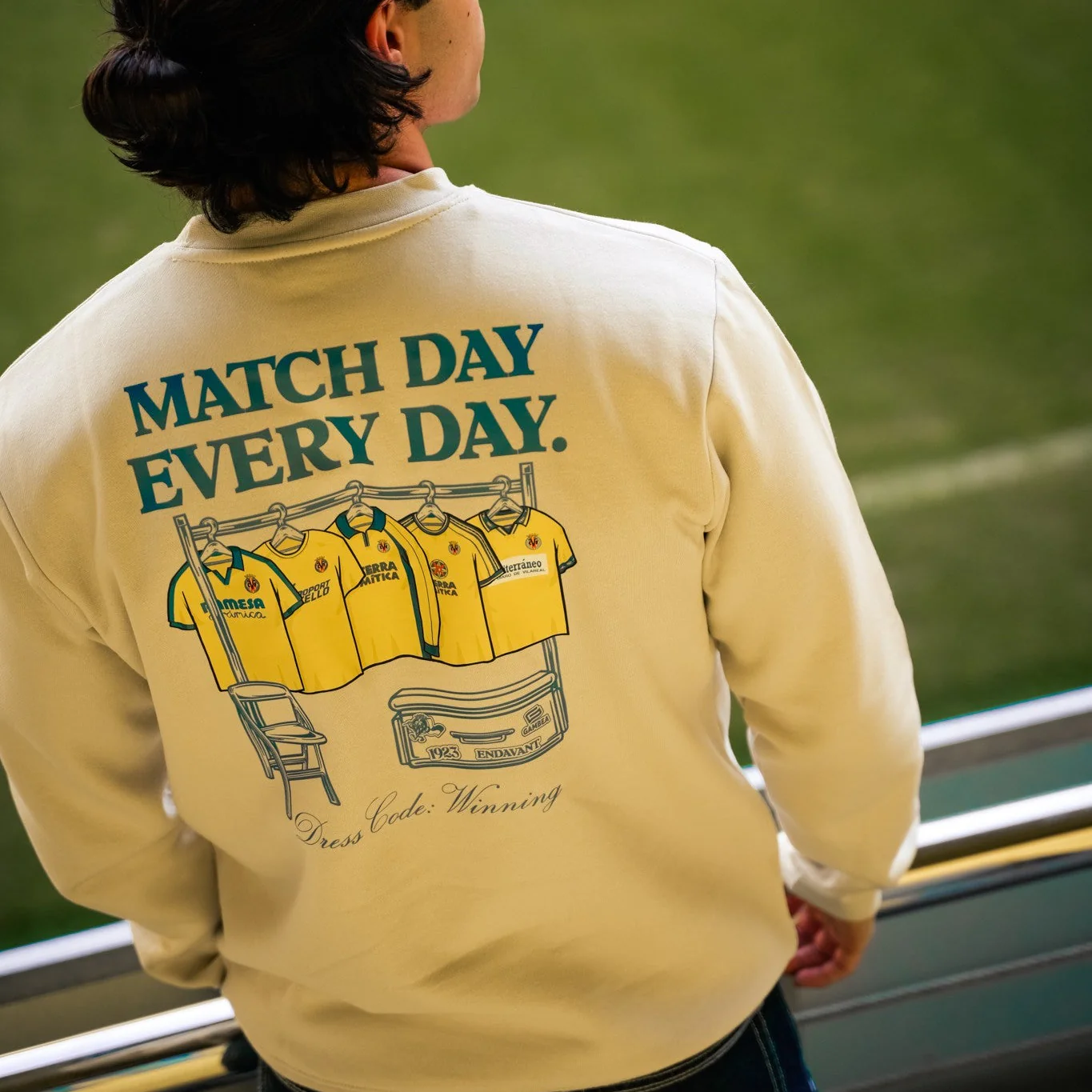 SUDADERA BEIGE MATCH DAY EVERY DAY - Image 3