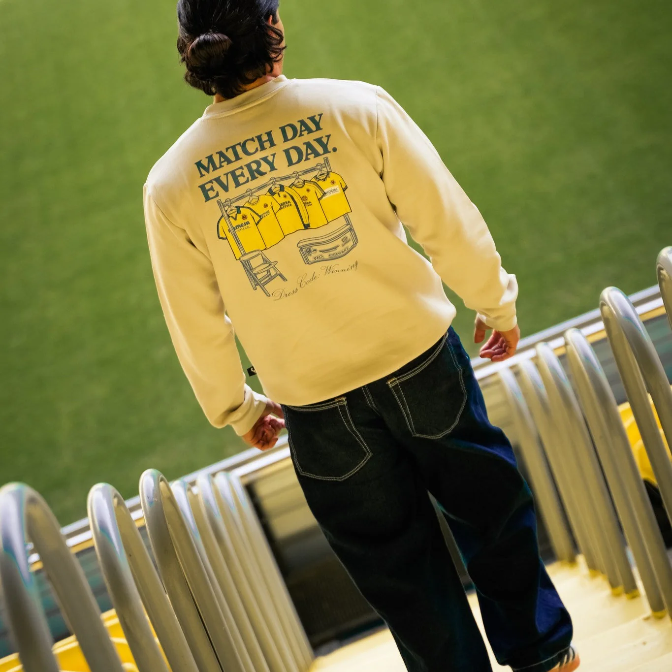 SUDADERA BEIGE MATCH DAY EVERY DAY - Image 4