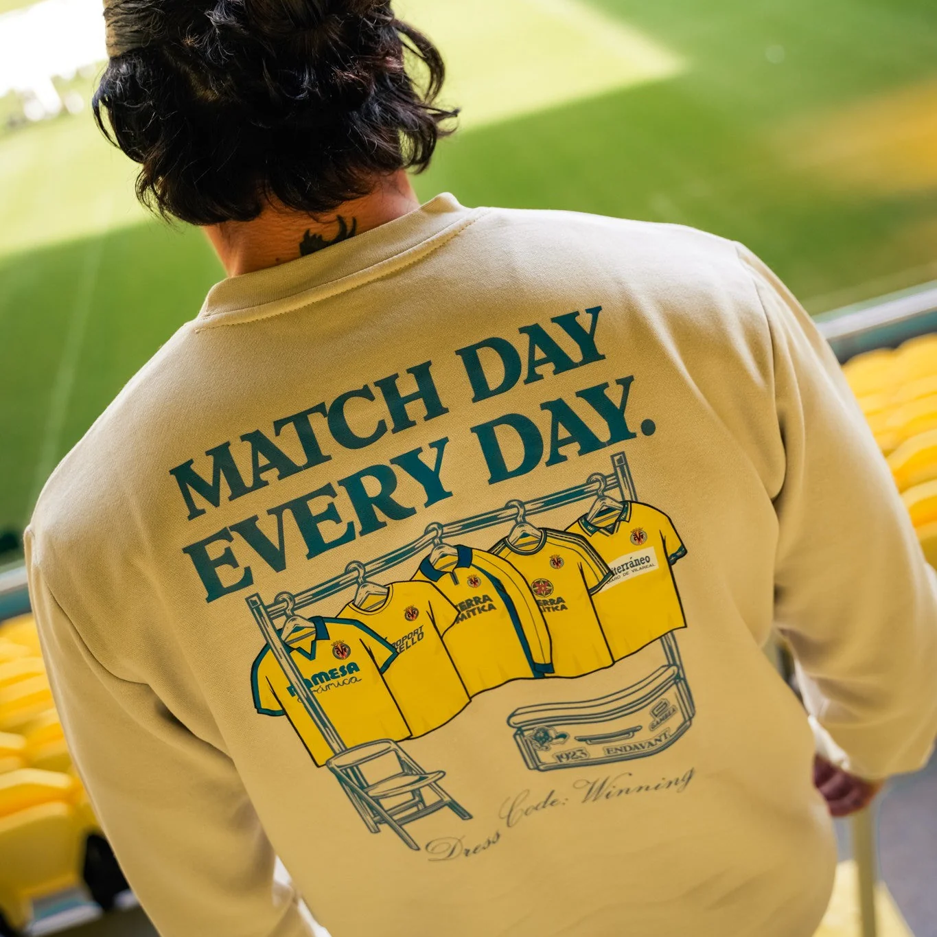 SUDADERA BEIGE MATCH DAY EVERY DAY - Image 5